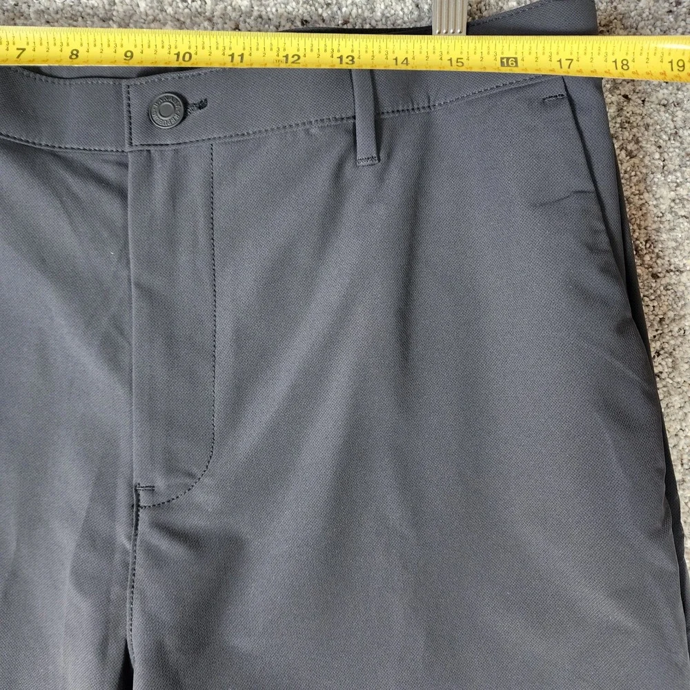 Banana Republic Performance Pants Mens 38x30 Gray Tapered Zip Pockets NWOT